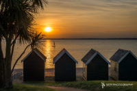 Stunning sunset at Gurnard on the Isle of Wight